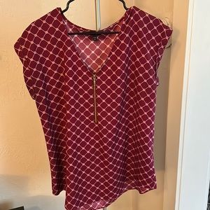 Express Maroon Blouse
